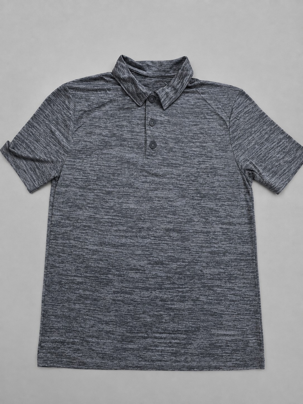 NWOT Men's Small Polo Heather Gray Performance Athletic S Or 3XL Shirt